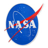 NASA Space Logo Embossed Shaped Metal Wall Sign - 19" x 14.5"
